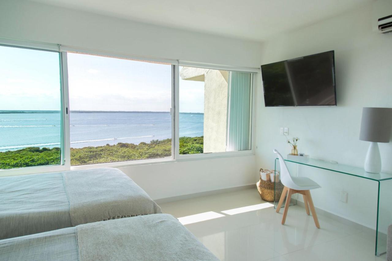 Ocean View Three Bedroom, Three Story Penthouse By The Beach แคนคูน ภายนอก รูปภาพ