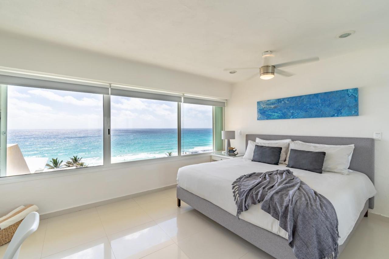 Ocean View Three Bedroom, Three Story Penthouse By The Beach แคนคูน ภายนอก รูปภาพ
