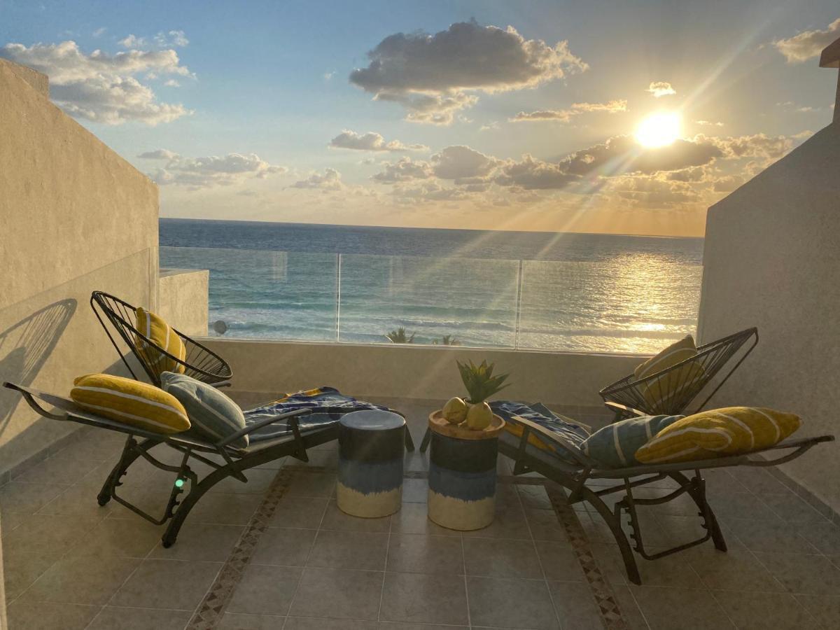 Ocean View Three Bedroom, Three Story Penthouse By The Beach แคนคูน ภายนอก รูปภาพ