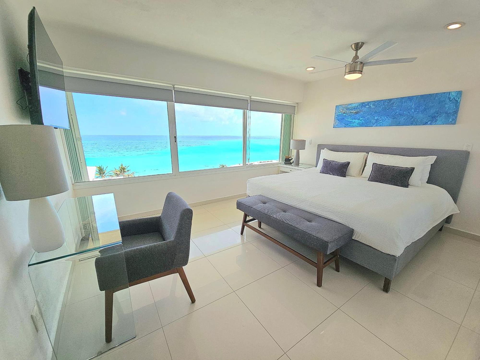 Ocean View Three Bedroom, Three Story Penthouse By The Beach แคนคูน ภายนอก รูปภาพ